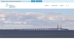 Desktop Screenshot of inspire-danmark.dk