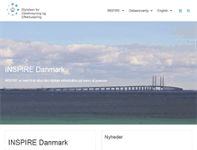 Tablet Screenshot of inspire-danmark.dk